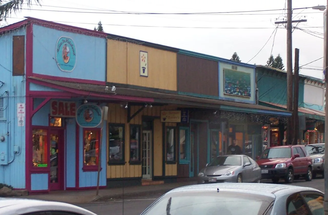 Baldwin Avenue in Pāʻia town on Maui.