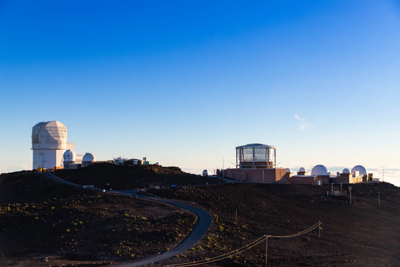 Haleakalā summit and observatory area on Maui.